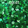 Emerald Pulse Wallpaper with Shimmering Discs wallpaper for iPhone, iPad & Mac