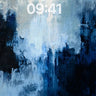 Abstract Blue and White Wallpaper wallpaper for iPhone, iPad & Mac