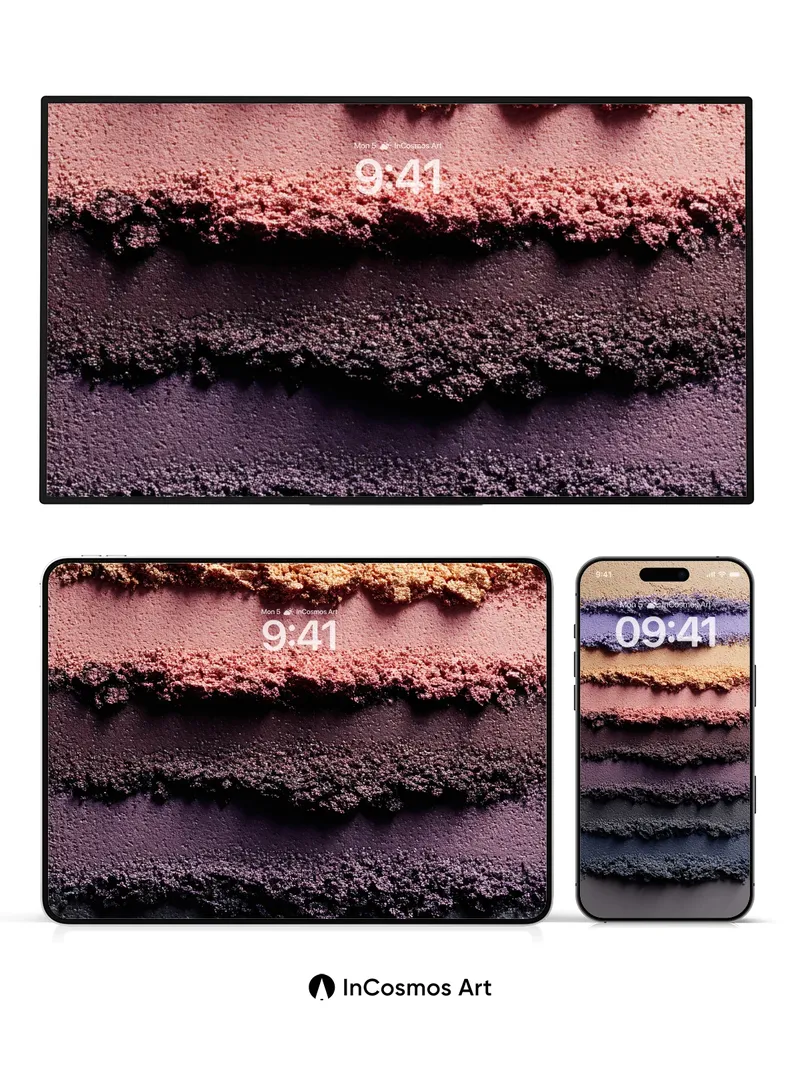 Velvet Gradient Wallpaper with Dusty Hues