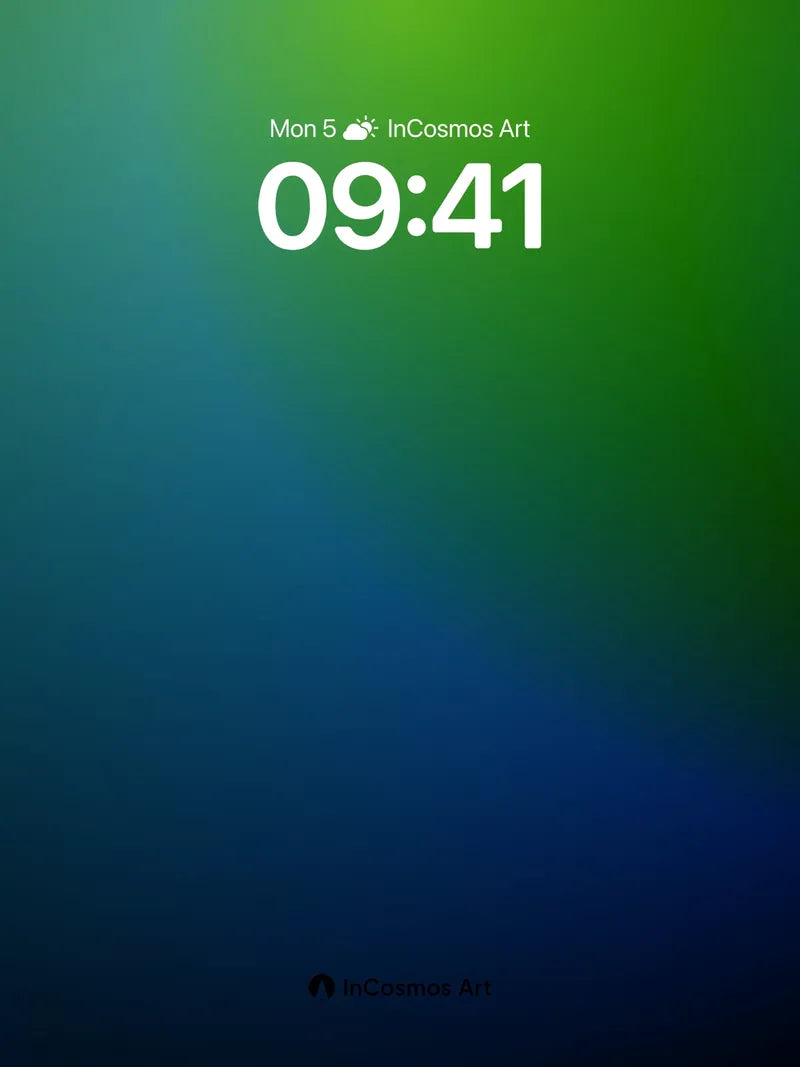 Emerald Hush Wallpaper with Deep Ocean Drift