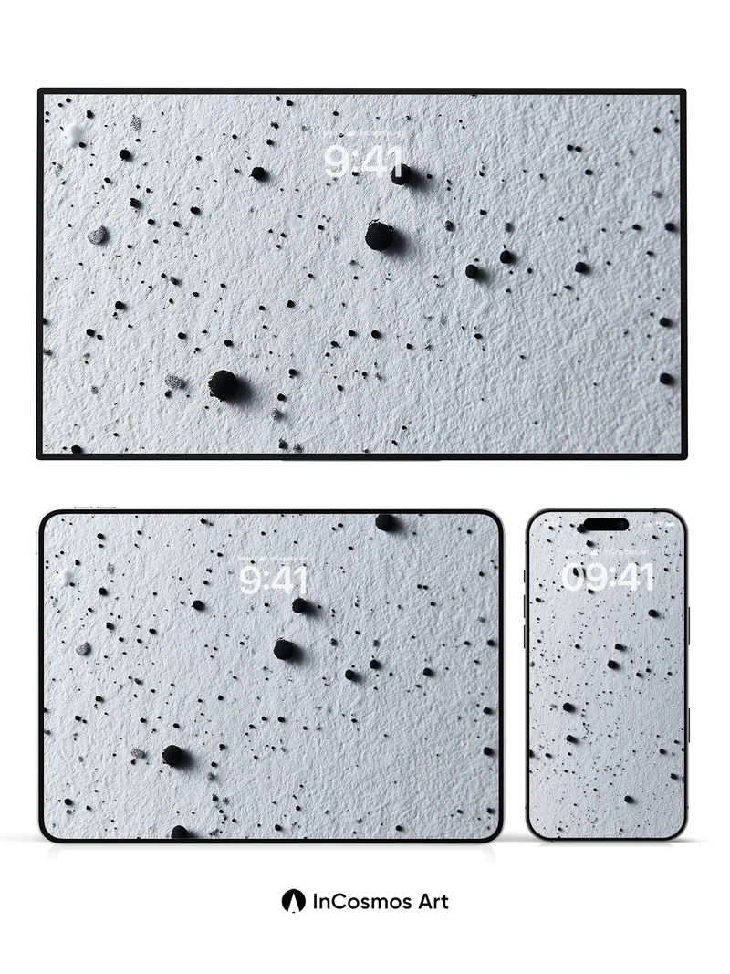 Stellar Speckle Wallpaper with Cosmic Depth