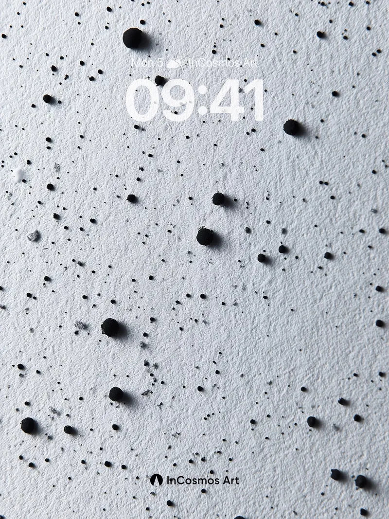 Stellar Speckle Wallpaper with Cosmic Depth