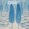 Serene Winter Forest Wallpaper wallpaper for iPhone, iPad & Mac
