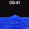 Midnight Ocean Wallpaper with Celestial Peak wallpaper for iPhone, iPad & Mac