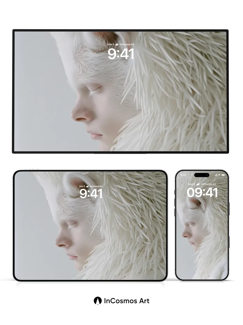 Silent Porcupine Wallpaper with Breathable Light