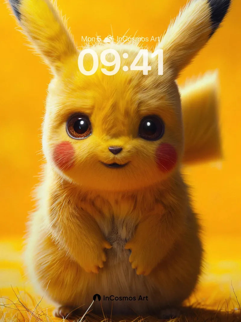 Golden Hush Wallpaper with Furry Embrace wallpaper for iPhone, iPad & Mac