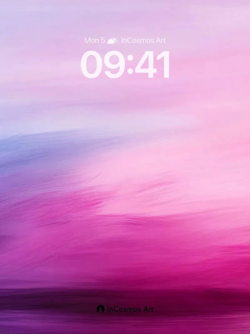 Luminous Drift Wallpaper with Ethereal Hues