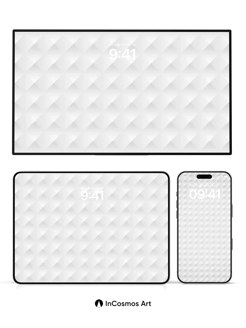 Silent Geometry Wallpaper with Whispering Light