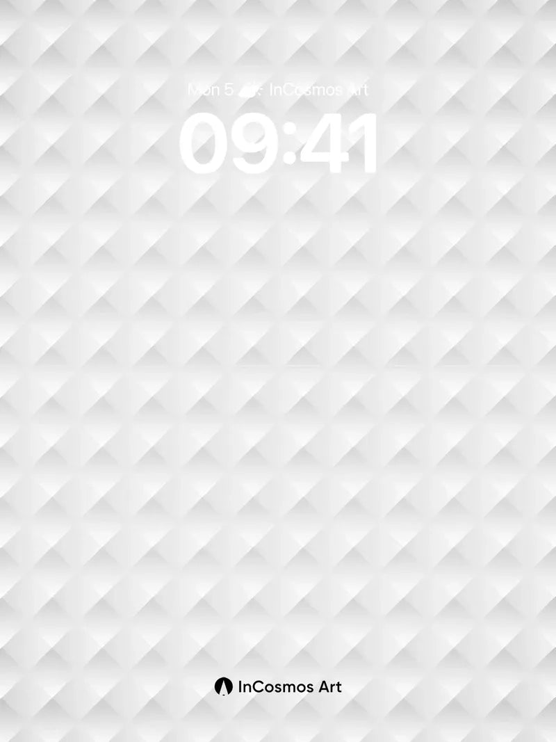 Silent Geometry Wallpaper with Whispering Light