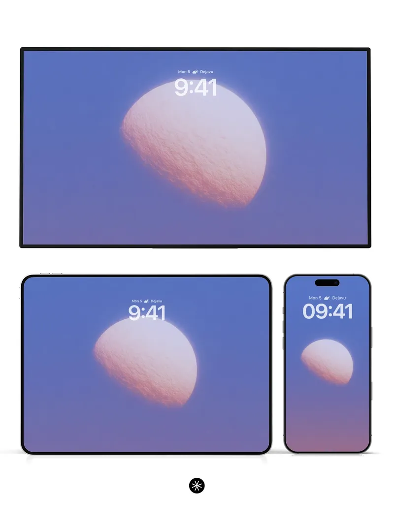 Ethereal Lunar Glow Wallpaper