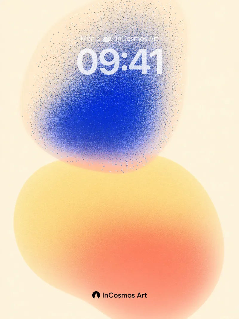 Floating Hues Wallpaper with Cosmic Dust