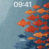 Underwater Fish School Wallpaper wallpaper for iPhone, iPad & Mac