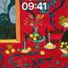 Crimson Stillness Wallpaper with Matisse's Touch wallpaper for iPhone, iPad & Mac