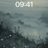 Mist Veil Wallpaper with Whispering Wildflowers wallpaper for iPhone, iPad & Mac