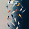 Whimsical Fish School Wallpaper wallpaper for iPhone, iPad & Mac
