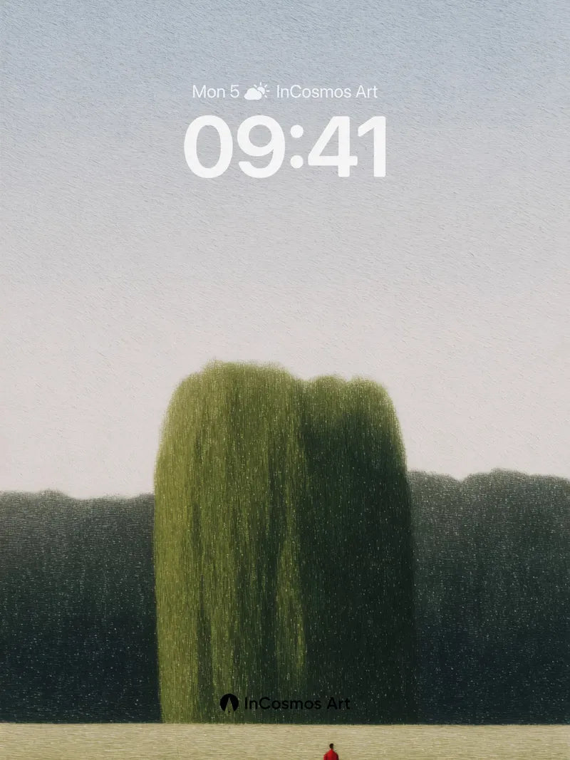 Silent Grove Wallpaper with Whispering Canopy