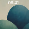 Serene Spheres Minimalist Wallpaper wallpaper for iPhone, iPad & Mac