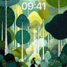 Whispering Canopy Wallpaper with Forest Path wallpaper for iPhone, iPad & Mac