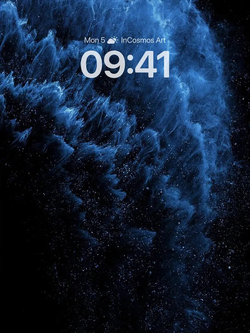 Cosmic Veil Wallpaper with Starlit Breath