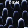 Midnight Ripple Wallpaper with Silent Forms wallpaper for iPhone, iPad & Mac