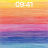 Serenity Horizon Wallpaper with Gradient Breath wallpaper for iPhone, iPad & Mac