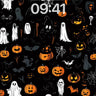 Spooky Night Parade Wallpaper with Playful Spirits wallpaper for iPhone, iPad & Mac