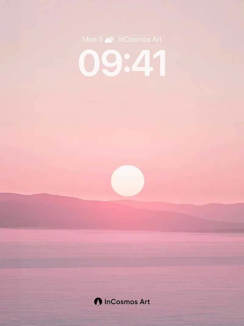 Serenity Horizon Wallpaper with Soft Light Gradient