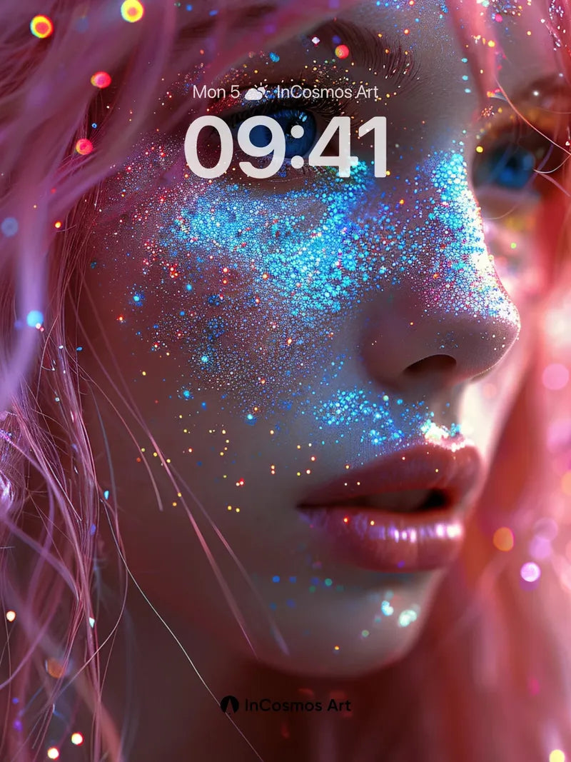 Stardust Mirage Wallpaper with Cosmic Glow