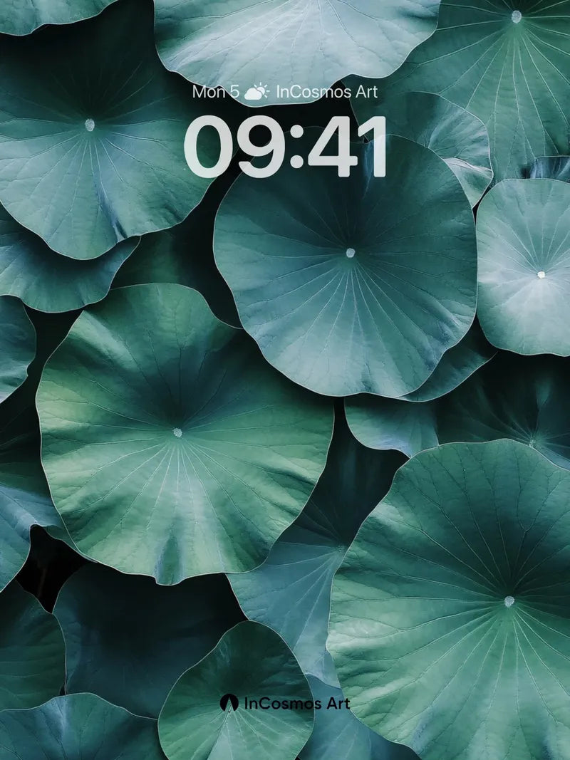 Emerald Canopy Wallpaper with Radiant Veins