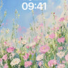 Whispering Meadow Wallpaper with Soft Light Trails wallpaper for iPhone, iPad & Mac