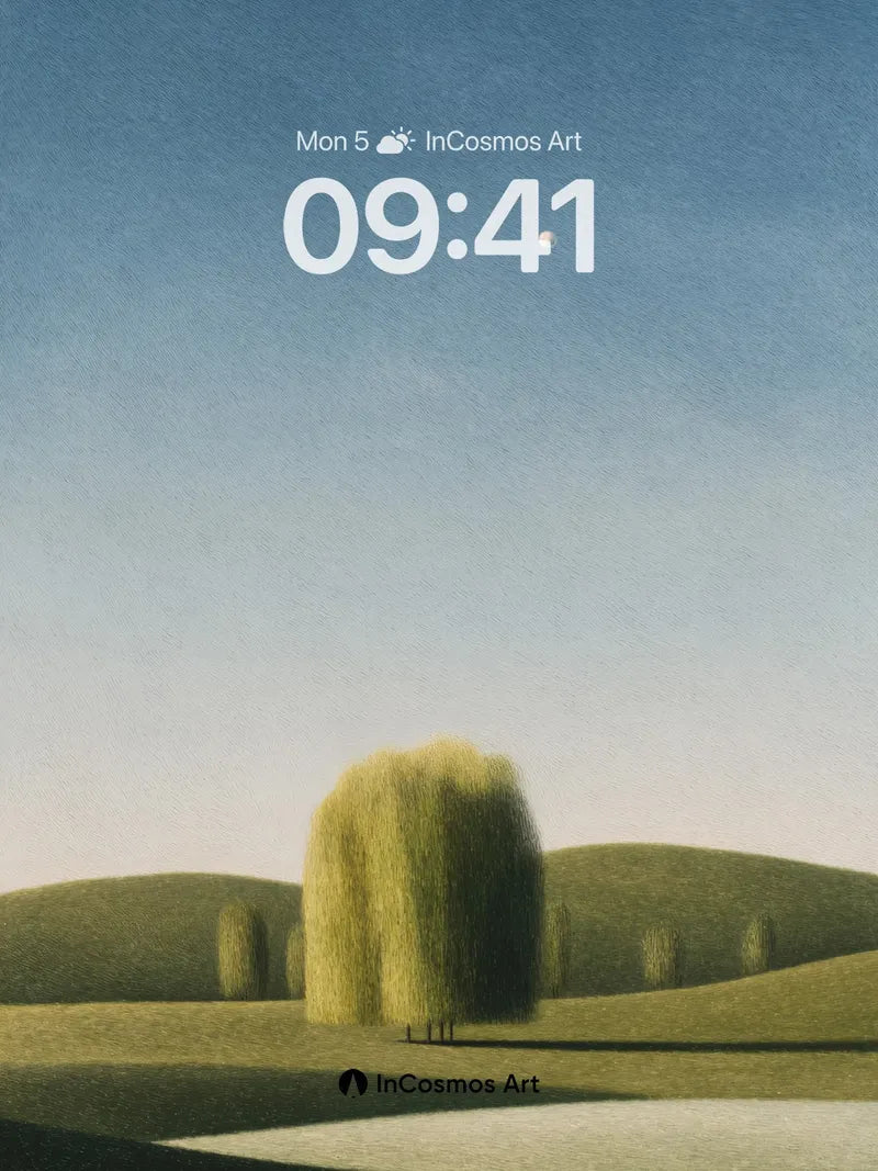 Quiet Solitude Wallpaper with Soft Horizon wallpaper for iPhone, iPad & Mac