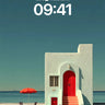 Serene Coastal Wallpaper with Coral Steps wallpaper for iPhone, iPad & Mac