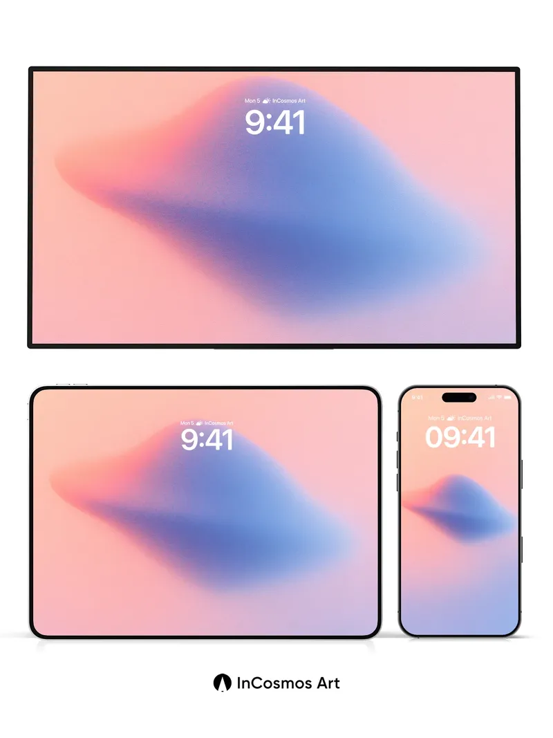 Breathing Gradient Wallpaper with Soft Haze