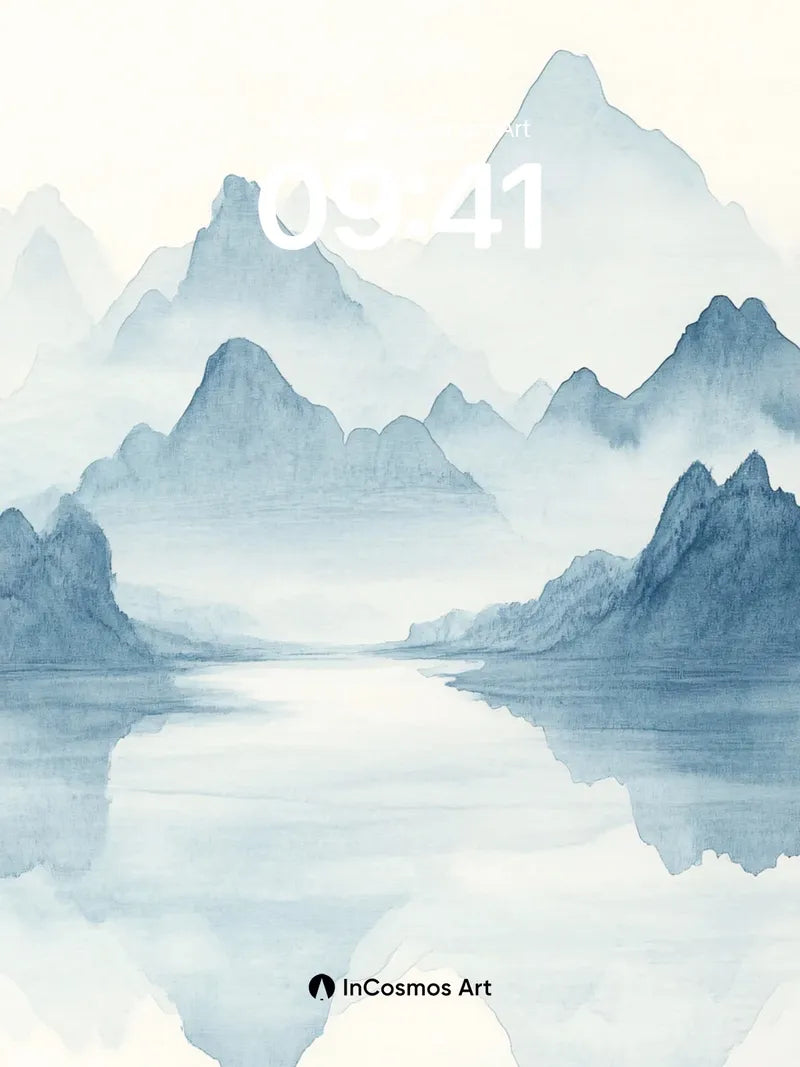 Serenity Peak Wallpaper with Mirror Lake wallpaper for iPhone, iPad & Mac