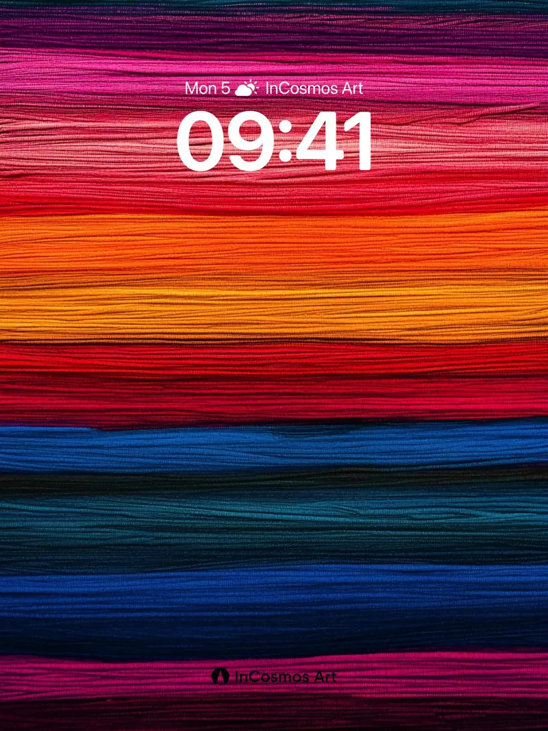 Velvet Horizon Wallpaper with Chromatic Strata