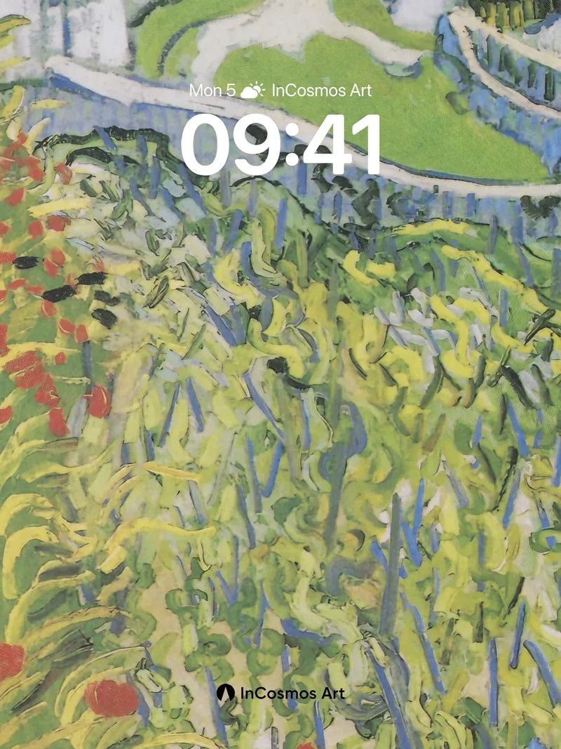 Whirlwind Garden Wallpaper with Van Gogh Vines wallpaper for iPhone, iPad & Mac