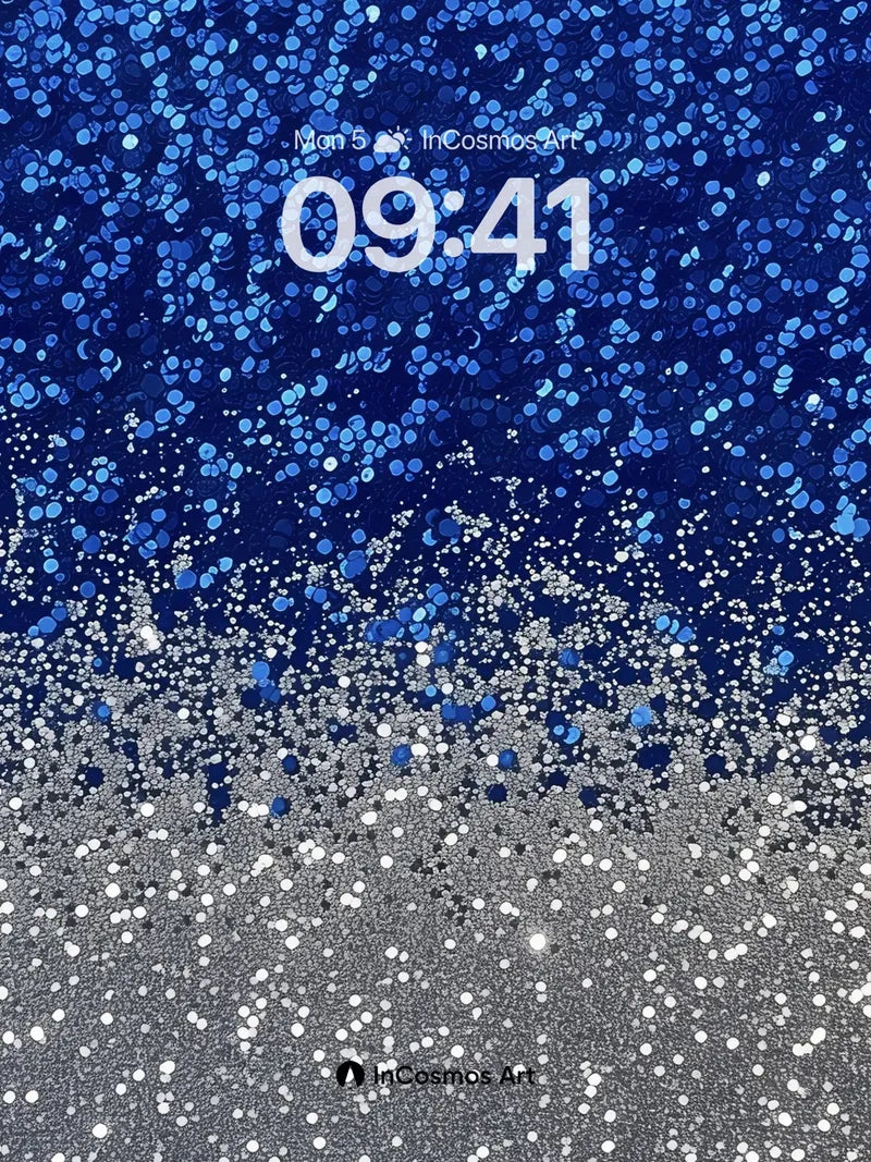 Cosmic Drift Wallpaper with Starlight Gradient wallpaper for iPhone, iPad & Mac