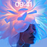 Luminous Bloom Wallpaper with Ethereal Petals wallpaper for iPhone, iPad & Mac