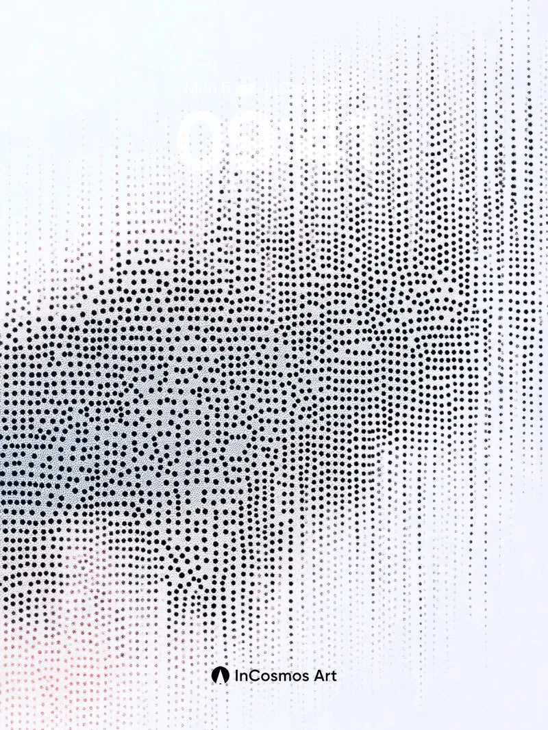 Floating Dot Matrix Wallpaper with Breathable Light