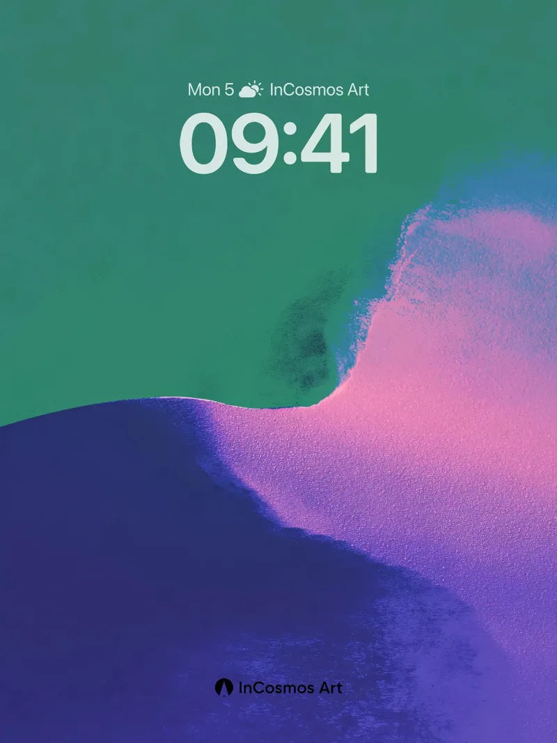 Luminous Gradient Wallpaper with Ethereal Flow