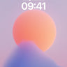 Serenity Horizon Wallpaper with Soft Gradient Light wallpaper for iPhone, iPad & Mac