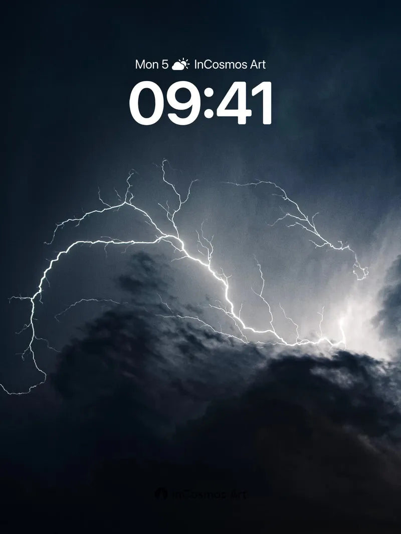 Thunder's Vein Wallpaper with Electric Clouds