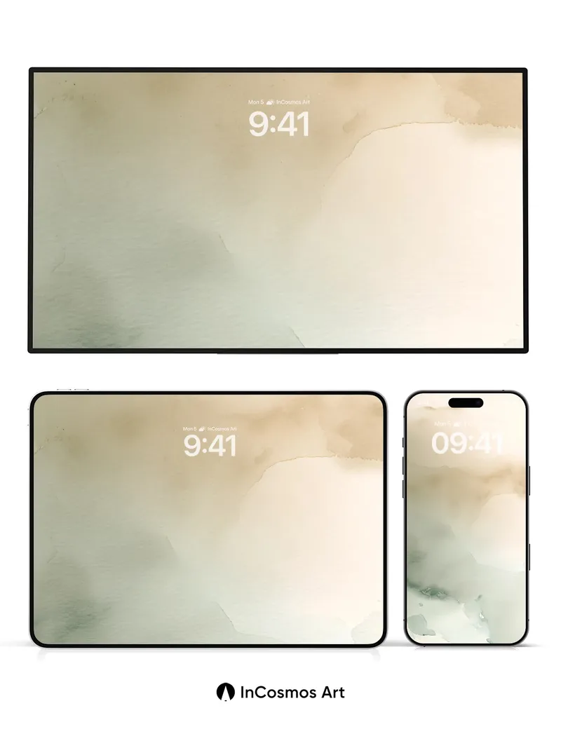 Mist Veil Wallpaper with Ethereal Hues