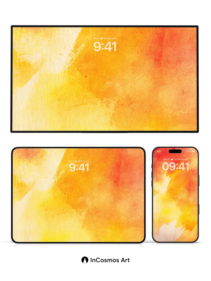 Blazing Horizon Wallpaper with Sunlit Edges