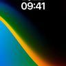 Luminous Wave Wallpaper with Ethereal Gradient wallpaper for iPhone, iPad & Mac