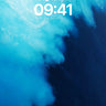 Cerulean Edge Wallpaper with Frozen Light wallpaper for iPhone, iPad & Mac