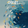 Koi Spiral Dream Wallpaper wallpaper for iPhone, iPad & Mac