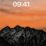 Obsidian Peak Sunset Wallpaper Moody Mountain