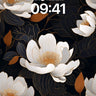 Nocturnal Bloom Wallpaper with Golden Veins wallpaper for iPhone, iPad & Mac