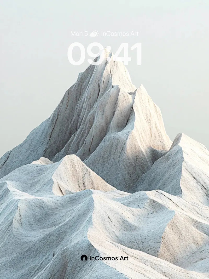 Serenity Peak Wallpaper with Frost Carvings